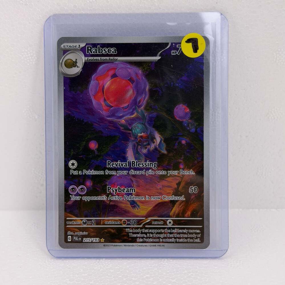 Pokemon Rabsca Illustration Rare 215/193 Paldea Evolved Holo Card